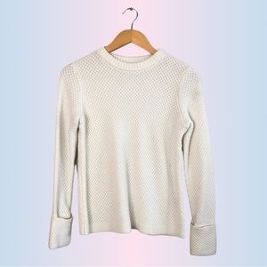 Philosophy Sweater | Philosophy Crew Neck White Sweater Size M